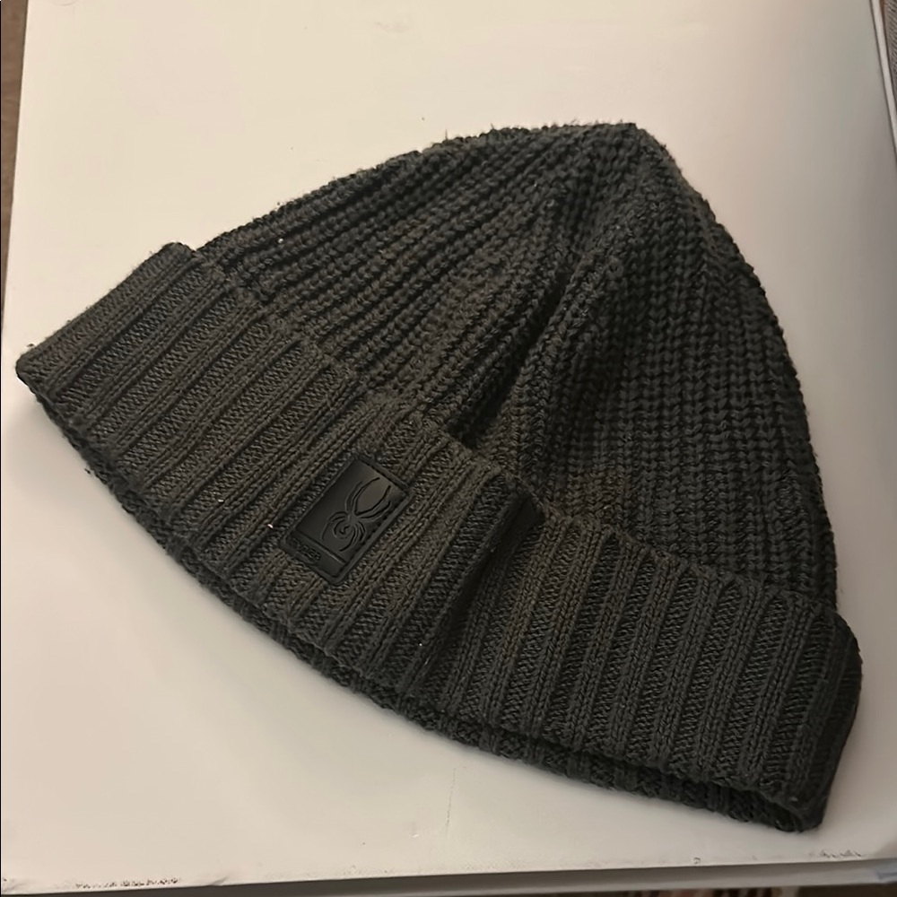 Gray Spyder Beanie
